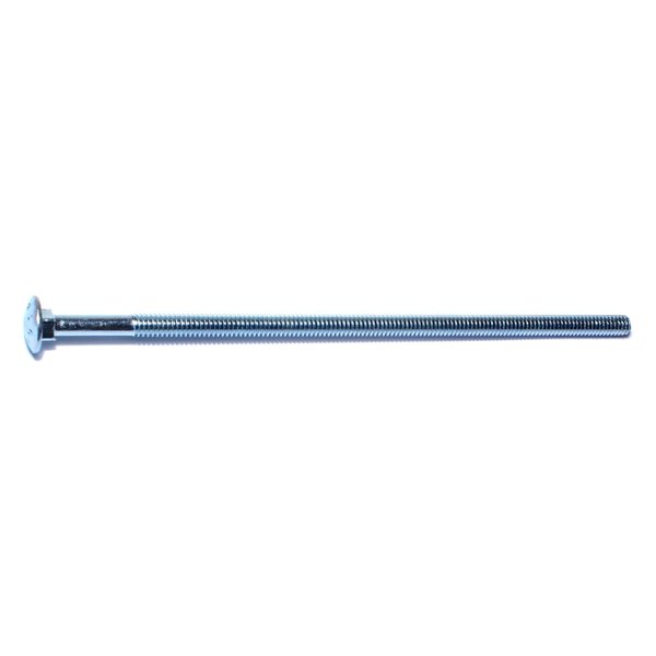 Midwest Fastener 1/4"-20 x 7" Zinc Plated Grade 2 / A307 Steel Coarse Thread Carriage Bolts 100PK 01067